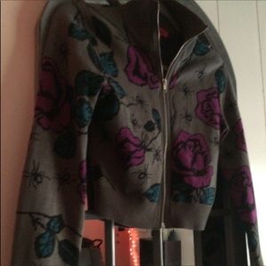 Betsey Johnson Spider Rose jacket